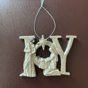 Robert Stanley The Promise of Christmas JOY Nativity Ornament